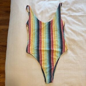 O’Neill High-Leg Scoop-Back One Piece Swimsuit